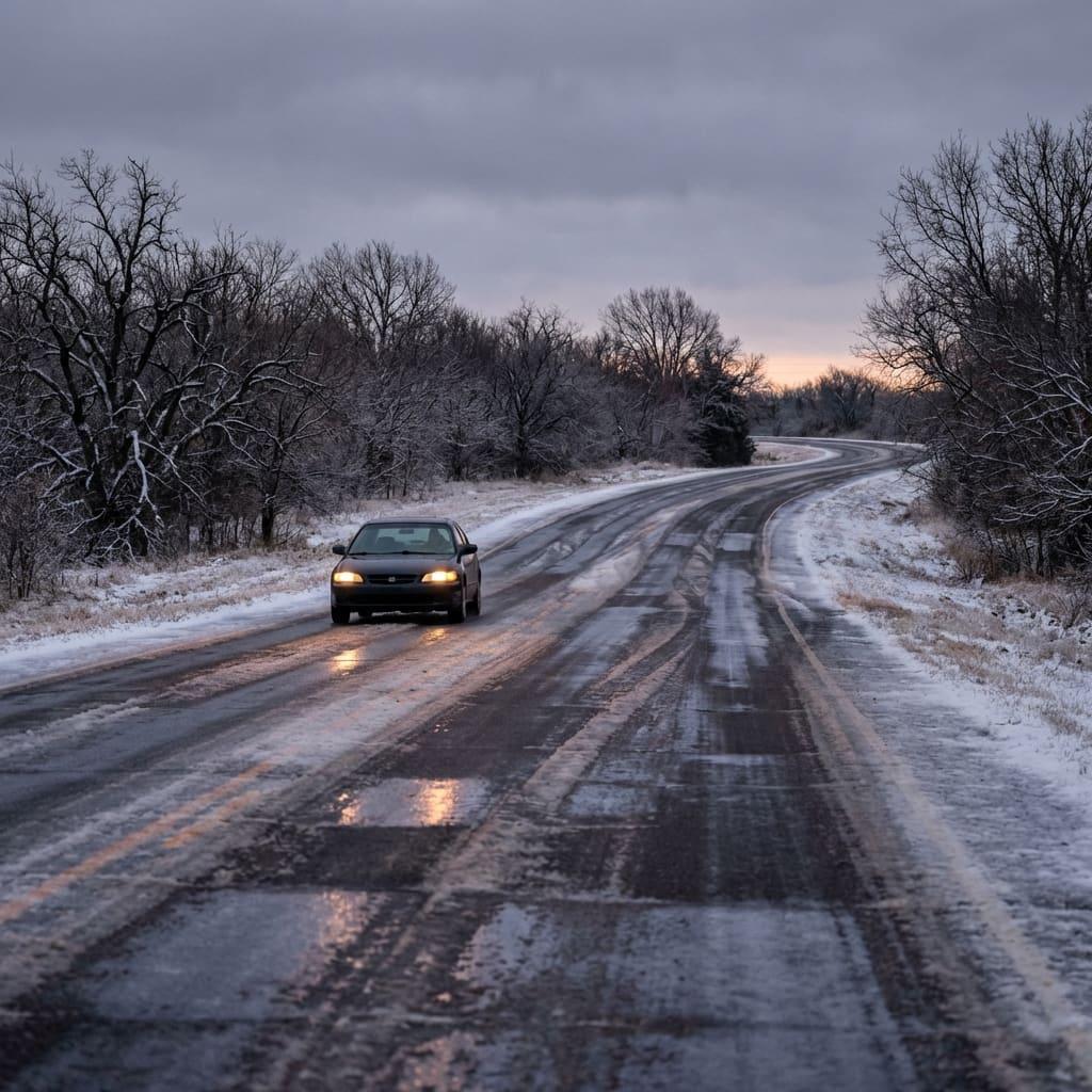 Black Ice Car Accidents in Oklahoma
