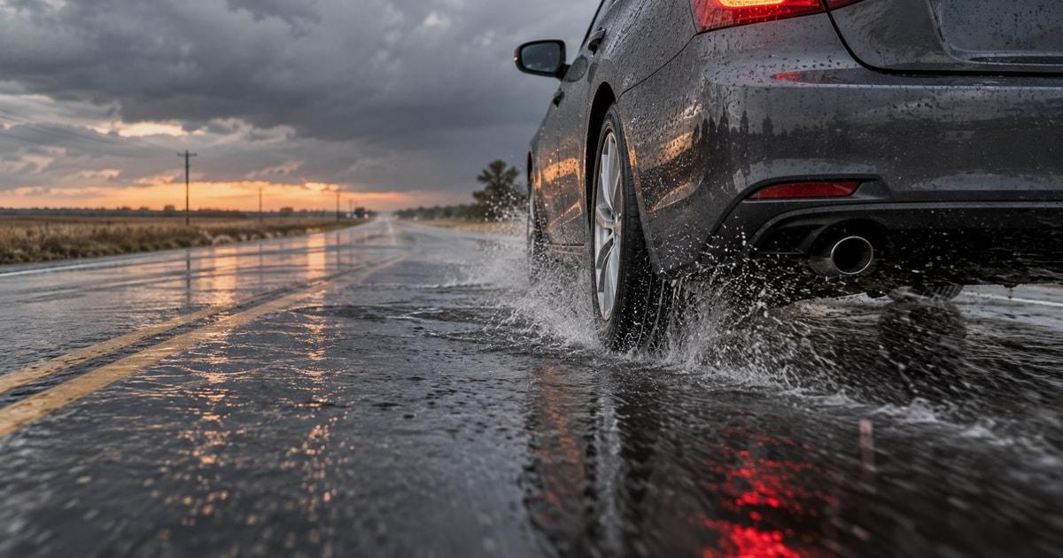 Who Is at Fault When a Car Hydroplanes in Oklahoma?