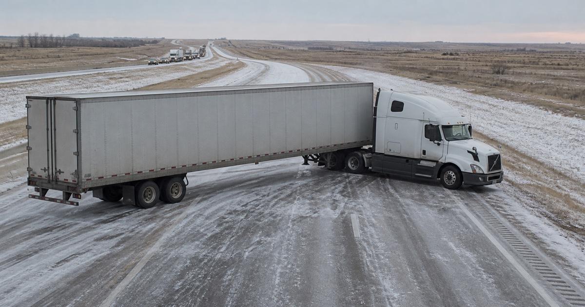 The Ice Storm Defense After an Oklahoma Semi Jackknife
