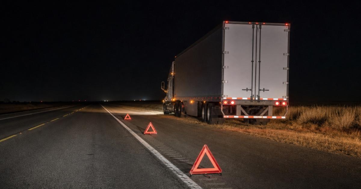 Hit a Stopped Semi Truck in Oklahoma