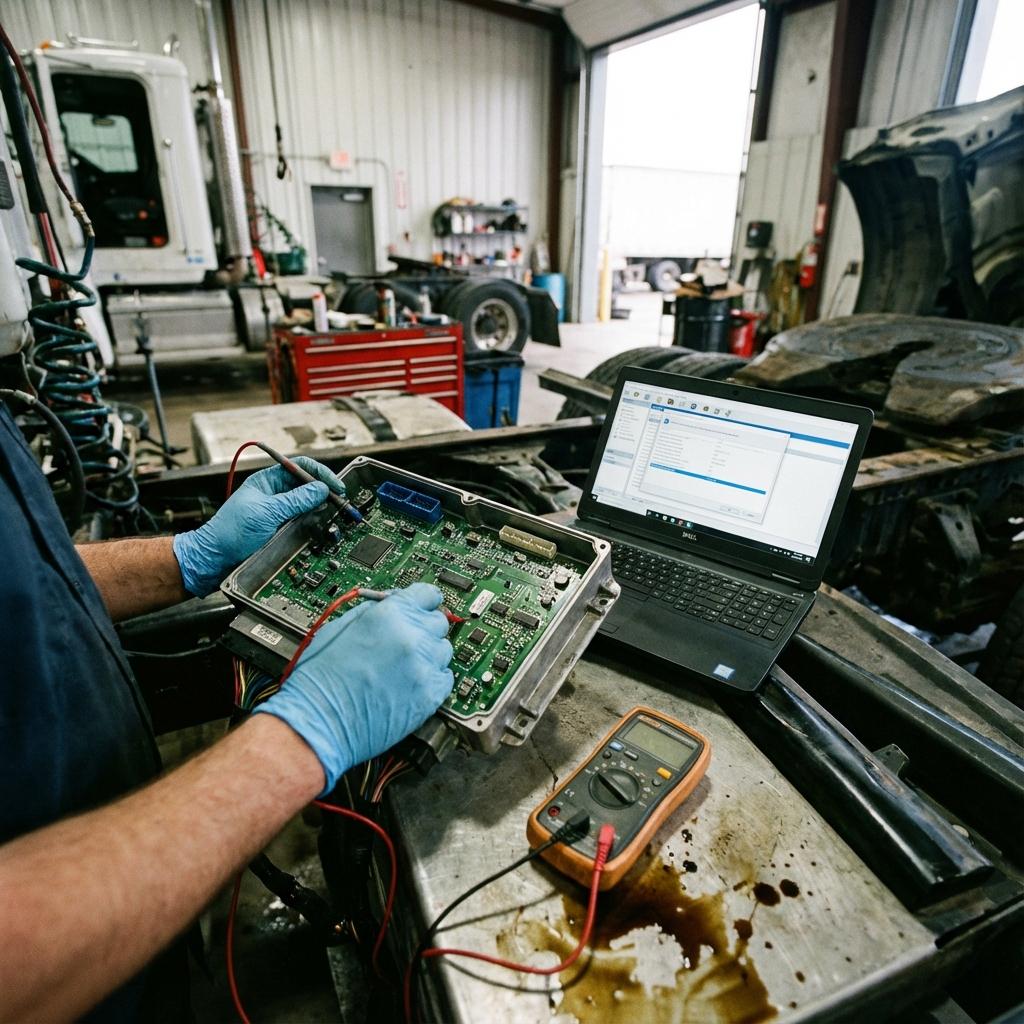 Black Box Evidence: What Truck ECMs Reveal About Your Crash