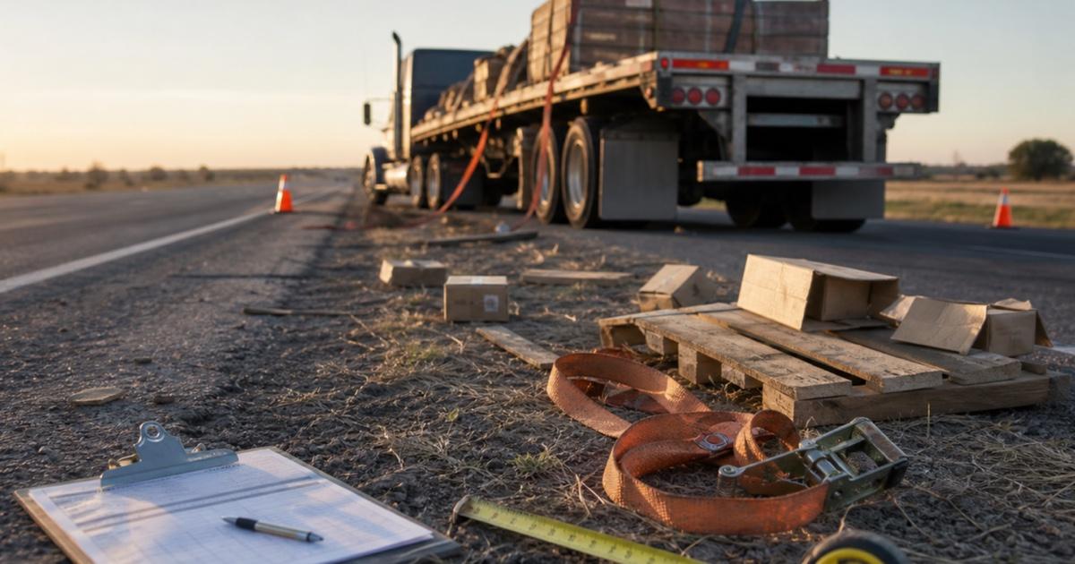 Fallen Cargo and Road Debris Truck Crashes in Oklahoma