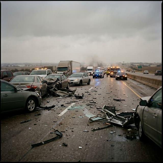 Distracted Driving & Multi-Vehicle Pileups in Oklahoma