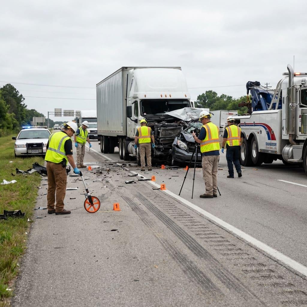 Trucking Accident Evidence That Disappears Fast
